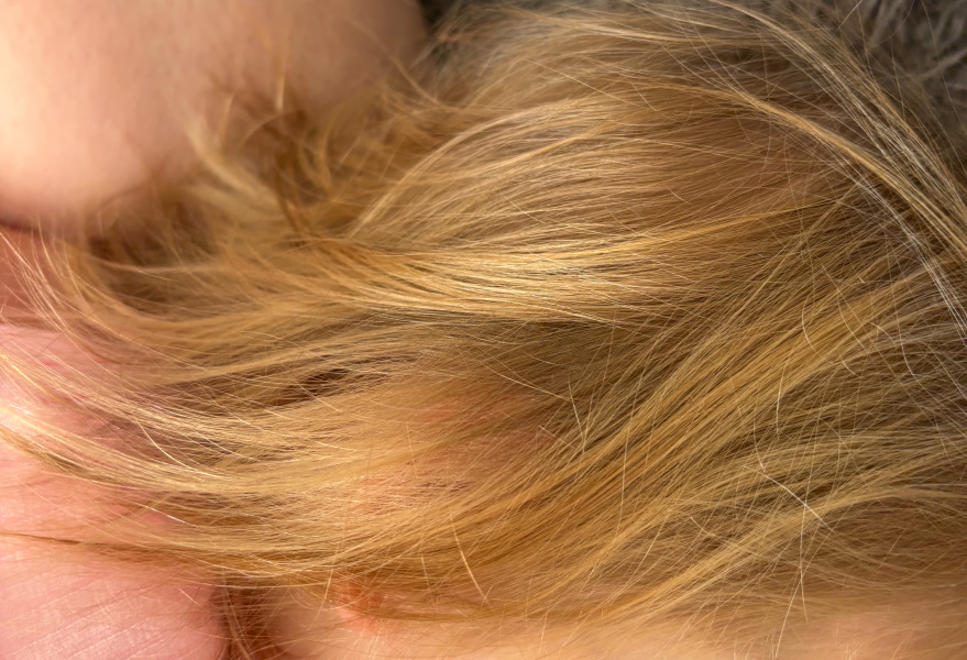 What colour is my child’s hair?
