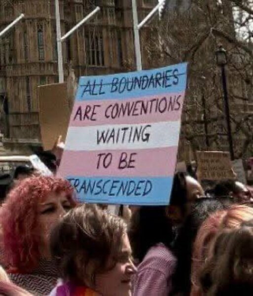 TRAs deface Millicent Fawcett statue