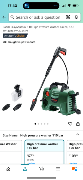 Can you recommend your pressure washer to me?