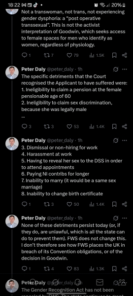 Is anyone worried about pressure now to change the Equality legislation?