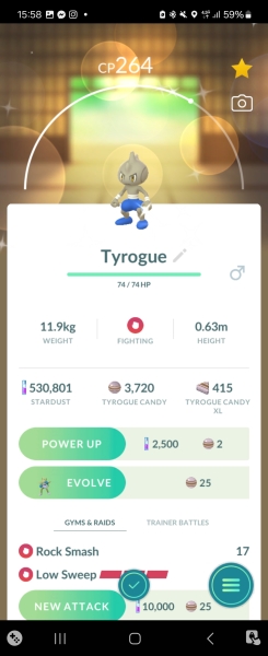 Routine Sparkles Pokémon Go 