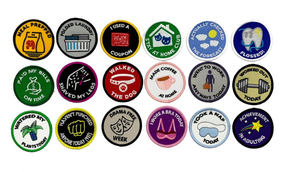 New rainbow/ brownies and guide badges