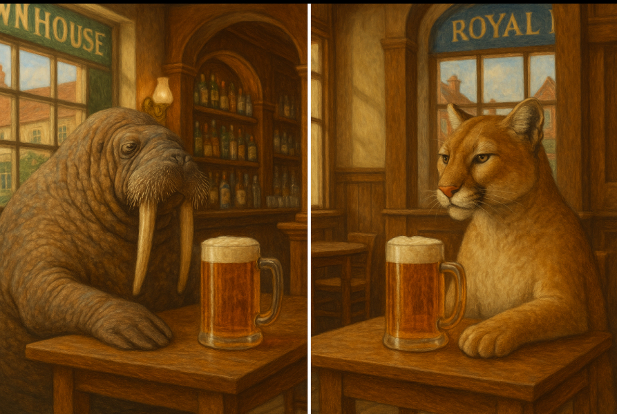 The Bluestocking - where women are women, and small furry animals are gerbils, quokkas,  capybaras, or a red panda called Rosy