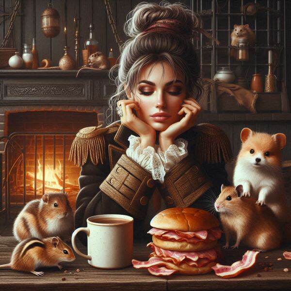 The Bluestocking Arms Women's Pub, where women make friends with Beetles, Androids, Cakes, Dragons, Hedgehogs and other women, where wit and wisdom flourish