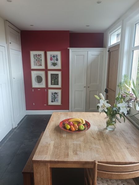 Do you think this would look silly - kitchen layout Q