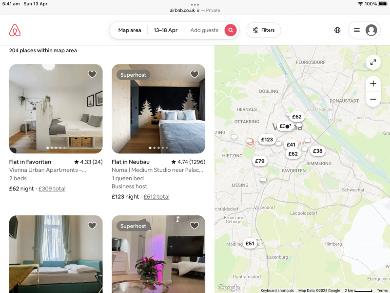 Missing bed in AirBNB