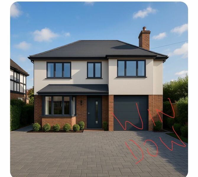 How would you improve the exterior of this house?