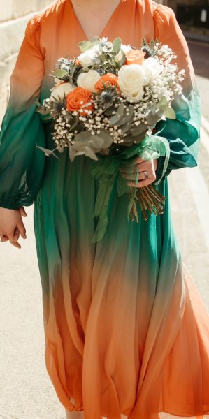 To ask if anyone wore an 'alternative' wedding dress/outfit?