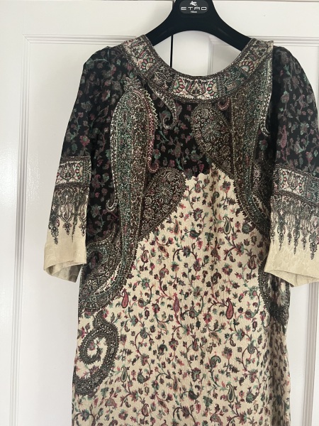 I’ve just found a beautiful Etro dress I’d forgotten I have!