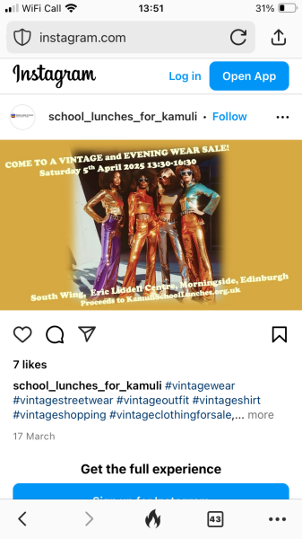 best places in Scotland for charity shops?