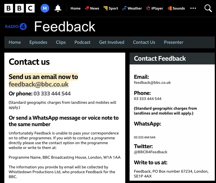 Womans Hour  Wed 23rd April.