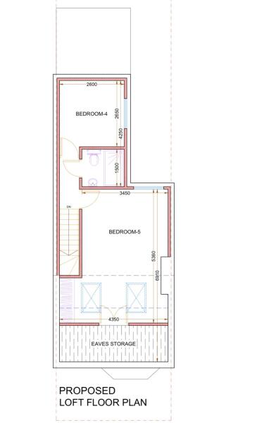 L shaped loft conversion layout advice – 5 options, Views please