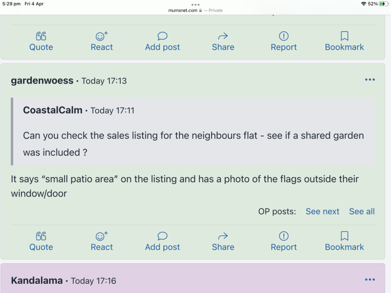 Shared garden or not?