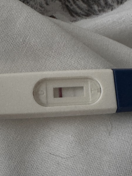 Evap or Faint positive.