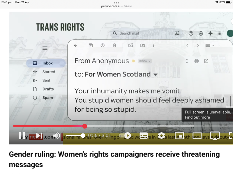 TRAs deface Millicent Fawcett statue