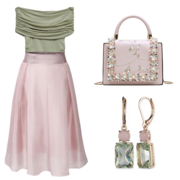 What top to wear with this skirt- wedding guest