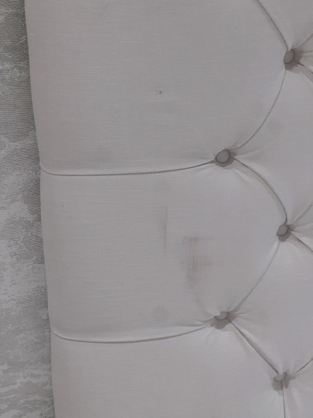 Damaged bed from the White company - WWYD?