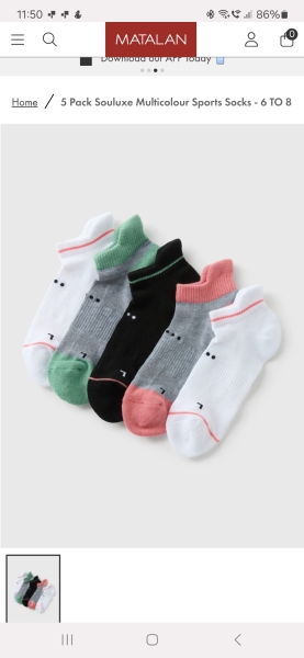 Socks and trainers for the over 50's