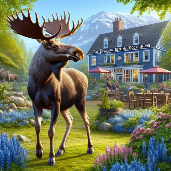 The Bluestocking Arms Women's Pub, where women make friends with Beetles, Androids, Cakes, Dragons, Hedgehogs and other women, where wit and wisdom flourish