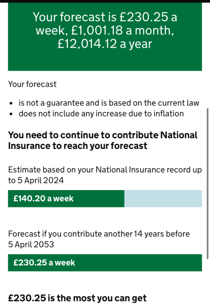 Gaps in state pension