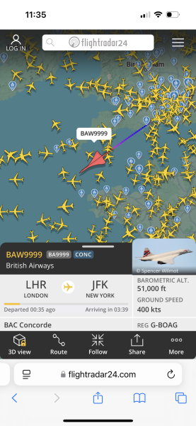Flight Tracking fans…Concorde!