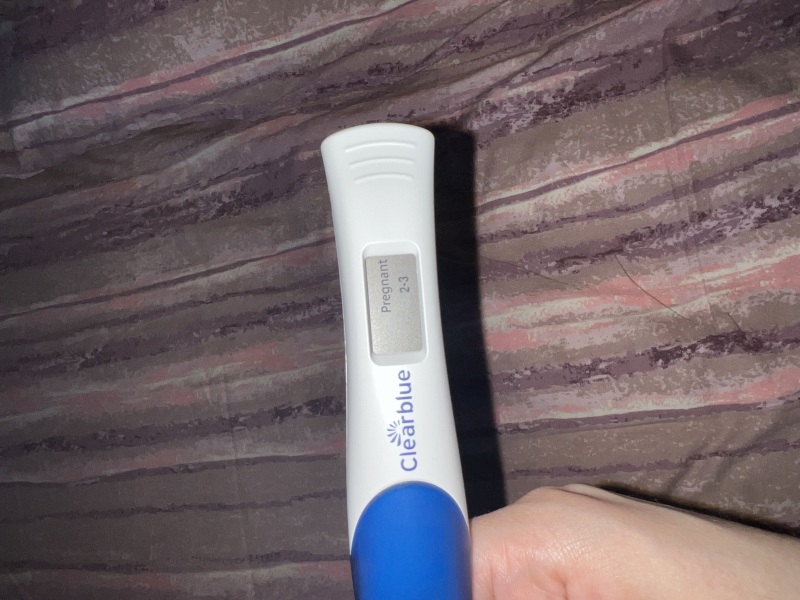First time pregnant - Clearblue says 2-3 weeks, what do I do next?