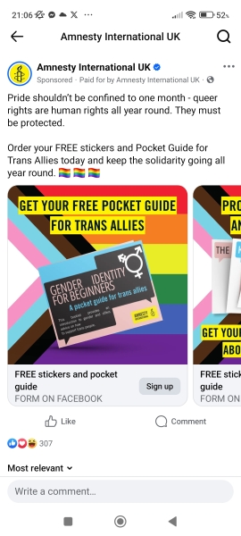 To say not one single organisation has come out in support of the court ruling for women's rights?