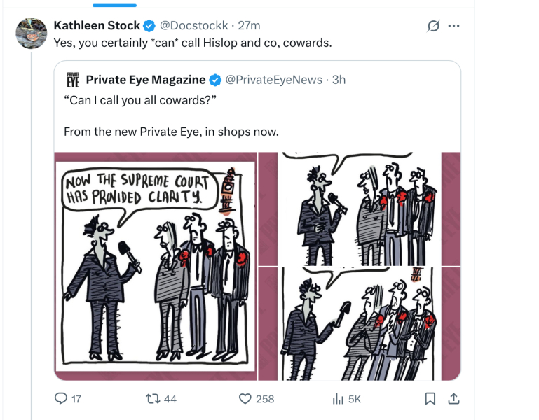 Private Eye on the Supreme Court judgment