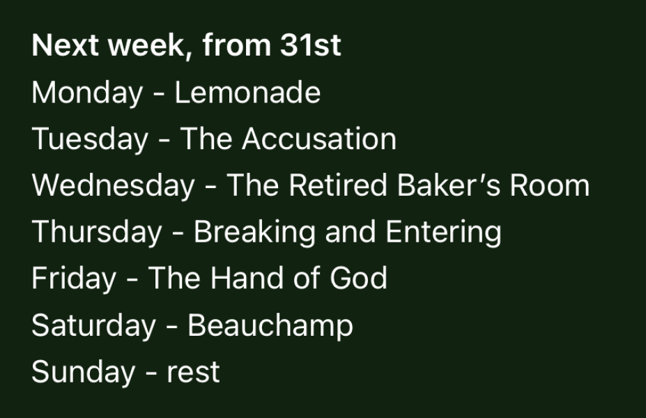 Bienvenue à Paris - The Count of Monte Christo, thread 2