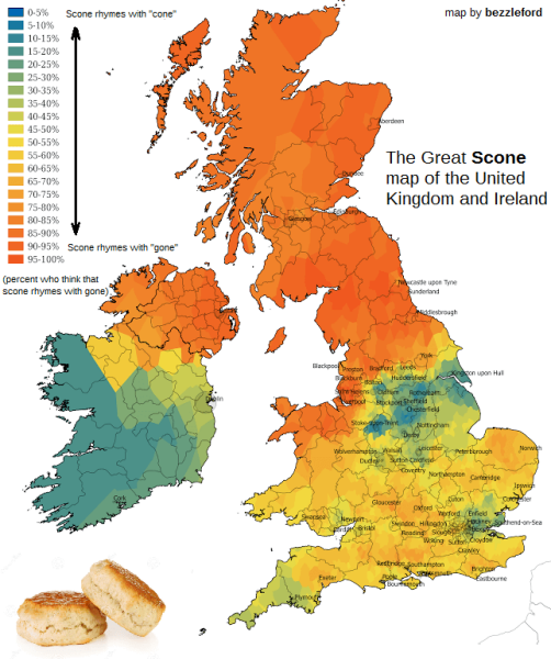 Is it scone ( gone ) or scone ( hone)