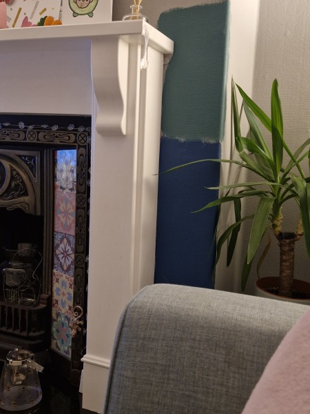 Has anyone got a dark painted living room?