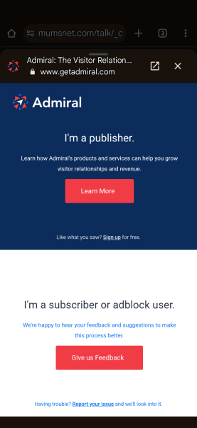 What’s this on my screen? Only on mumsnet.