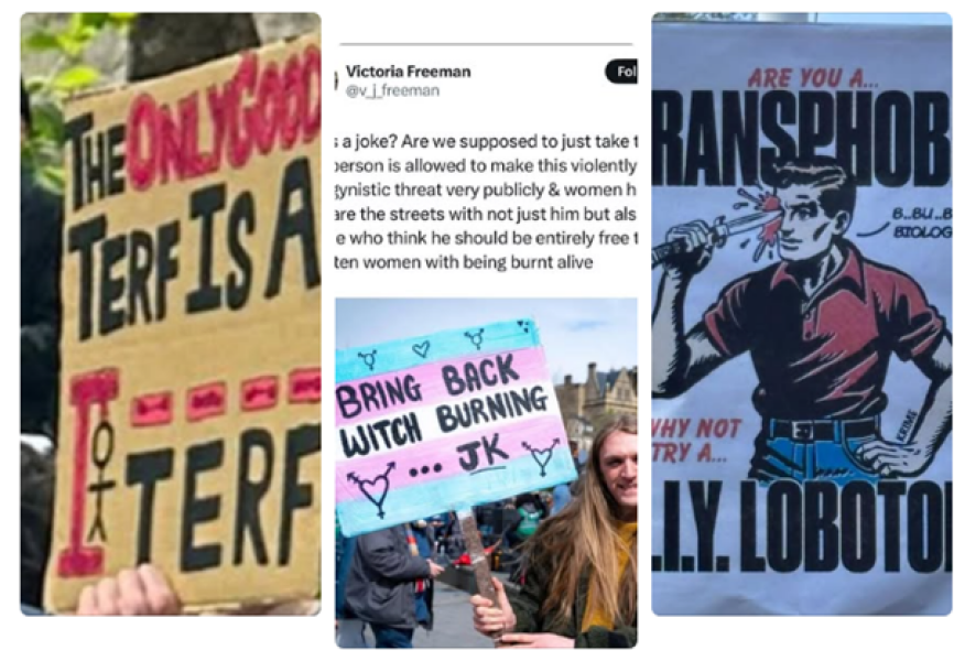 Trans protest- sharing for balance