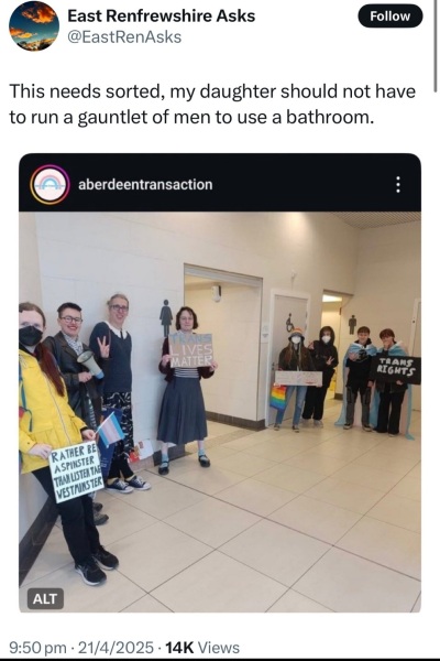 Of course women will be safer