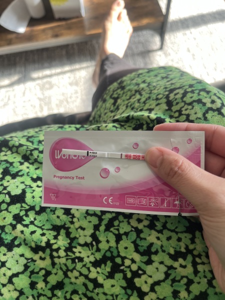 9dpo I think and see the faintest line 👀