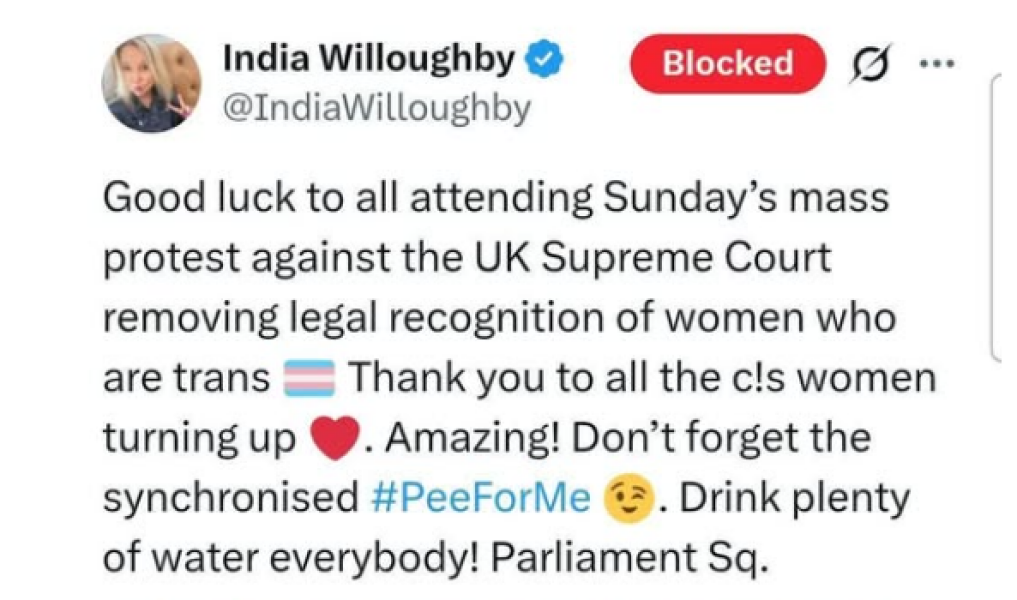 Trans protest- sharing for balance