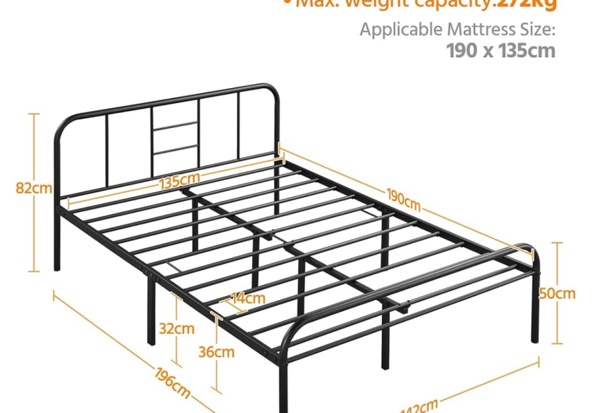 DS says his bed is like a prison bed - can I somehow attach a headboard ??