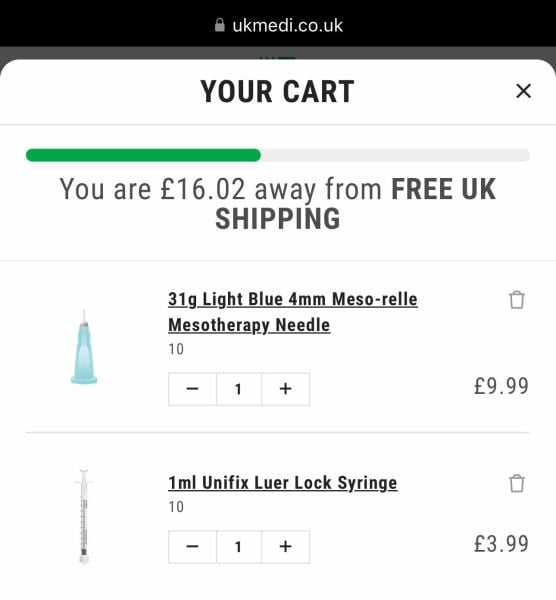 Can you buy the needles for golden dose over the counter?