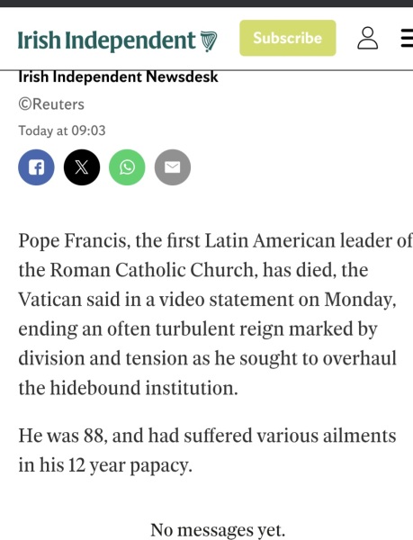 Irish News - Any less partisan news sources