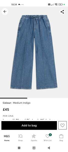 Find me some wide leg jeans