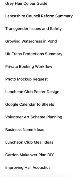 What have you used ChatGPT for lately?