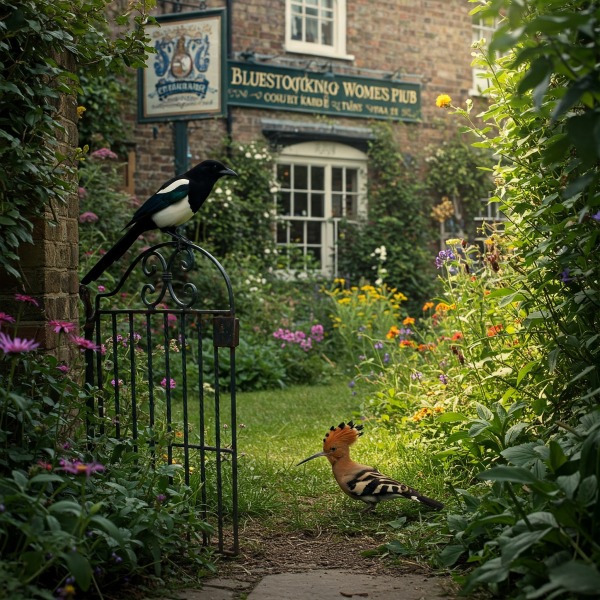 The Bluestocking - where women are women, and small furry animals are gerbils, quokkas,  capybaras, or a red panda called Rosy