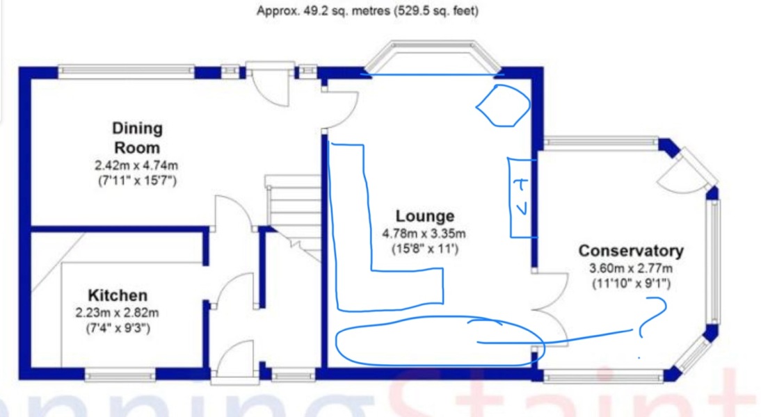 How would you lay out this living room?