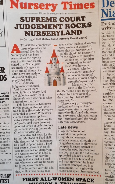 Private Eye on the Supreme Court judgment