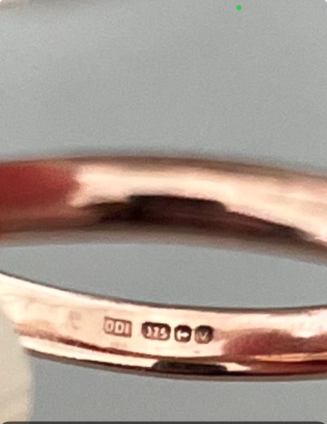 Hallmarks-gold ring