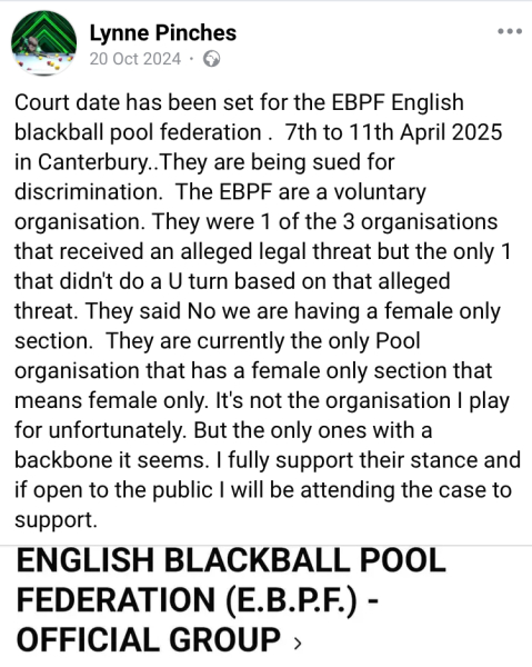 English Blackball Pool Federation