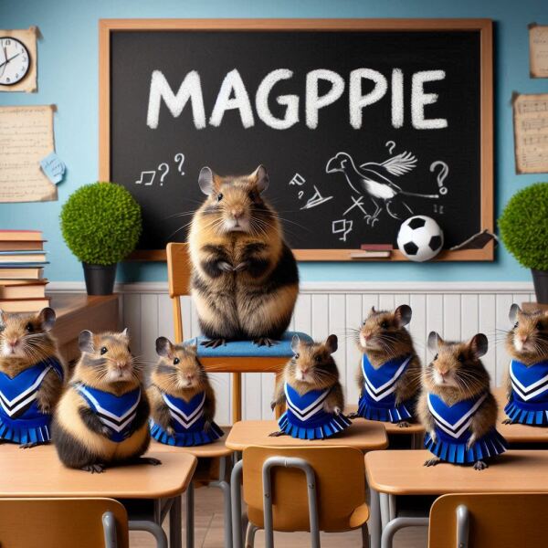 The Bluestocking - where women are women, and small furry animals are gerbils, quokkas,  capybaras, or a red panda called Rosy