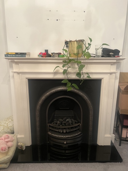 Can I remove fake chimney’s mantel piece?
