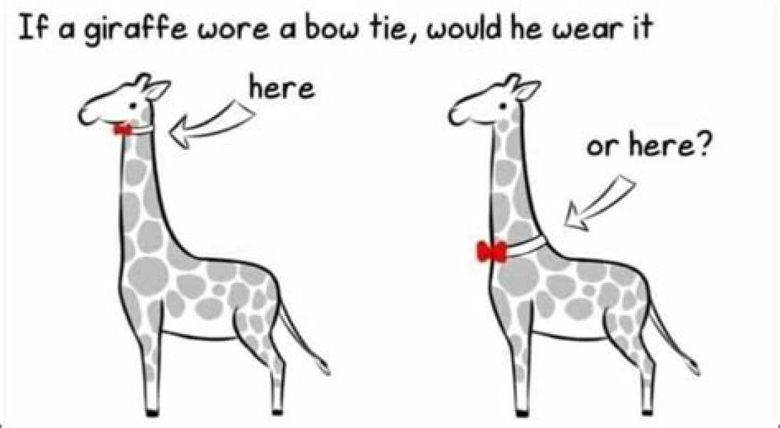 Hypothetical question about giraffes