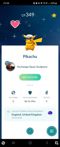 Routine Sparkles Pokémon Go 